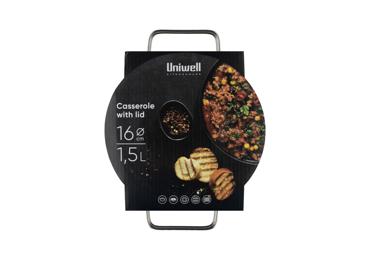 Katls ar vāku UNIWELL 16cm 1,5L