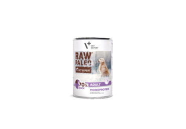 Konservi suņiem ar pīli RAW PALEO 400g