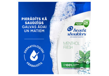 Šampūns H&S Menthol 800ml - 2