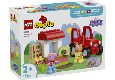 Konstruktors LEGO Traktors un tirgus 10468