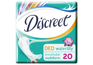 Ikdienas ieliktnīši DISCREET Water Lily 20gb. - 1