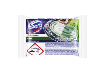 Tualetes bloks DOMESTOS 3in1 Pine rezerve 35g