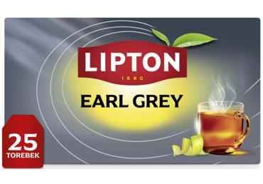 Melnā tēja LIPTON Earl Grey 25x1,5g
