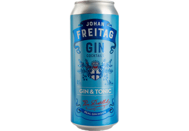 Alk.kokt.J.FREITAG GIN&TONIC 5% 0,5L D