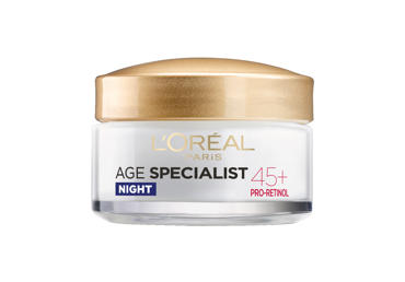 Sejas krēms L'OREAL Age Specialist 45+ nakts 50ml - 2