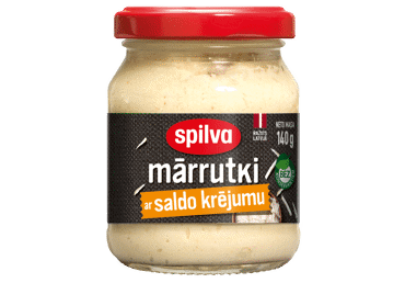 Mārrutki ar saldo krējumu SPILVA 140g
