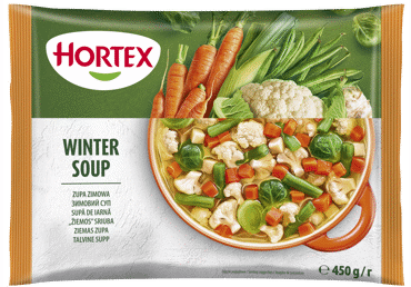 Saldēti dārzeņi HORTEX Ziemas zupa 450g