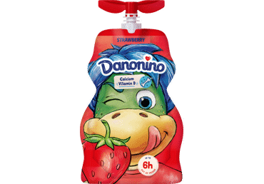 Jogurts DANONINO ar zemeņu garšu 70g