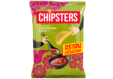 Kartupeļu čipsi Taizemes mērce CHIPSTERS 100g