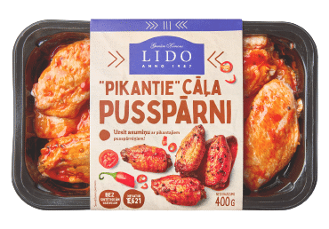 Cāļa pusspārni Pikantie LIDO 400g - 1