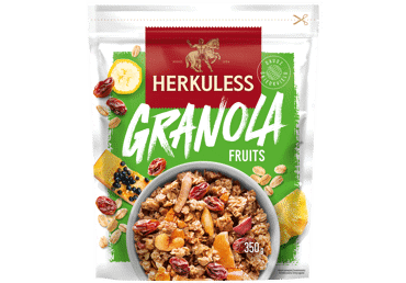 Musli HERKULESS ar augļiem 350g