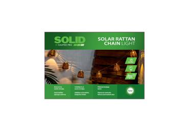 Saules Rotangas ķēdes gaismekļi SOLID - 1