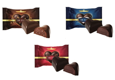 Konfektes trifeļu asorti BON BON sver.