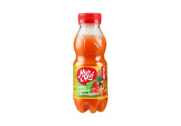 Nektārs ābolu-burkānu-zemeņu MIO&RIO 0,3L D