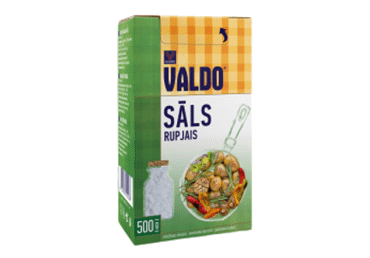 Sāls VALDO rupjais kārba 500g