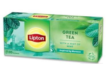 Zaļā tēja LIPTON piparmētru 20x1,3g