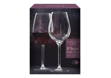 Vīna glāzes AURORA FLEYA 4gab. 500ml