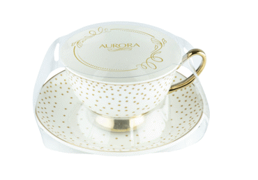 Krūze un tase AURORA Royal Gold 220ml