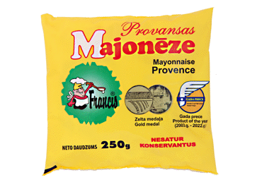 Majonēze FRANCIS Provansas 250g