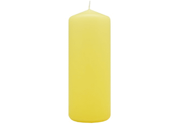 Cilindrsvece dzeltena 5,8x15cm