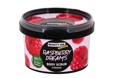 Ķermeņa skrubis BEAUTY JAR Raspberry Dreams 360g