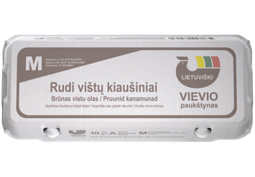 Vistu olas brūnās VIEVIO 10gab.