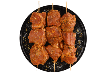 Cūkgaļas šašliks BBQ marinādē 1kg - 2