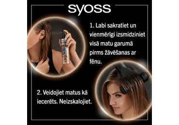 Izsmidzināmais līdzeklis SYOSS Keratin&Volume 200ml - 3