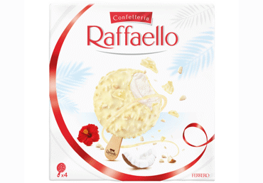 Saldējums RAFFAELLO 4x47g