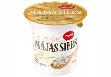 Mājas siers ar gurķiem un sinepēm TERE 300g