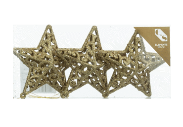 Ziemassvētku eglītes rotājumu komplekts 3gab.