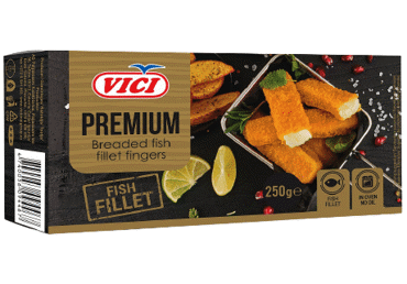 Zivju filejas pirkstiņi VIČI Premium 250g