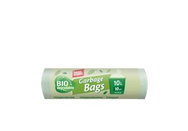 Bioloģiski noārdāmie atkritumu maisi 10L 10gab.