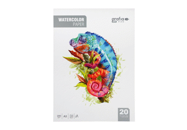 Akvareļu albums GRAFIA PLUS A3 20lapas - 2