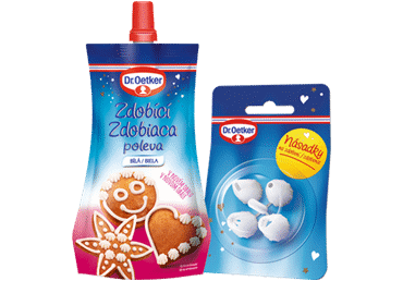 Dekoratīvā glazūra DR. OETKER balta 140g