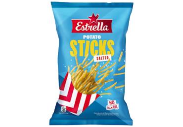 Kartupeļu čipsi ESTRELLA Sticks ar sāli 70g