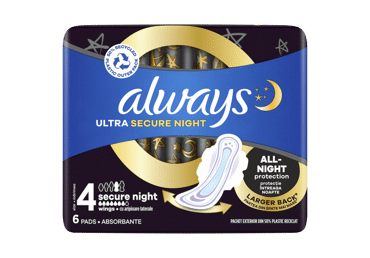 Higiēniskās paketes ALWAYS Ultra Secure Night 6gab.