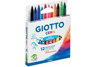 Vaska krītiņi GIOTTO 12 krāsas