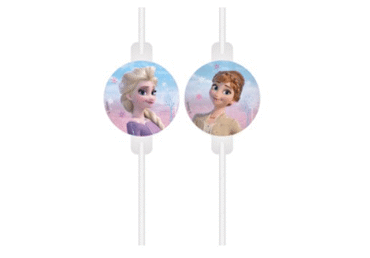 Papīra salmiņi FROZEN 4gab.