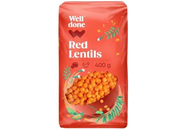 Sarkanās lēcas WELL DONE 400g