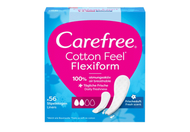 Ikdienas ieliktnīši CAREFREE Flexi Fresh 56gab.