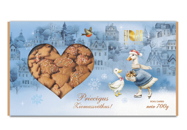 Piparkūkas medus Flora 700g kastītē