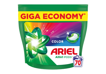 Veļas mazgāšanas kapsulas ARIEL Color 70gb