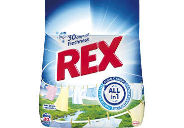 Veļas pulveris REX Amazonia 20m.r.1,1kg