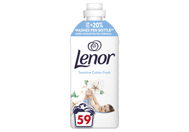 Veļas mīkstinātājs LENOR Sensitive Cotton 59m.r.1,239L