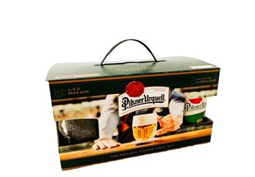 Alus komplekts PILSNER URQUELL 4,4% 5x0,5L+kauss D