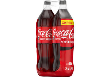 Gāzēts dzēriens COCA-COLA ZERO 2x1,5L D