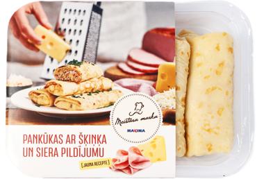 Pankūkas ar šķiņķa un siera pildījumu MEISTARA MARKA 400g