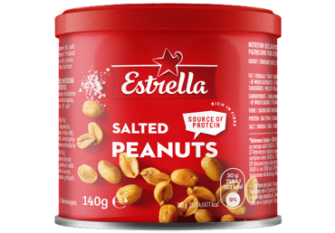 Zemesrieksti ESTRELLA grauzdēti sālīti 140g