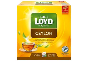 Melnā tēja LOYD Ceylon 75x2g